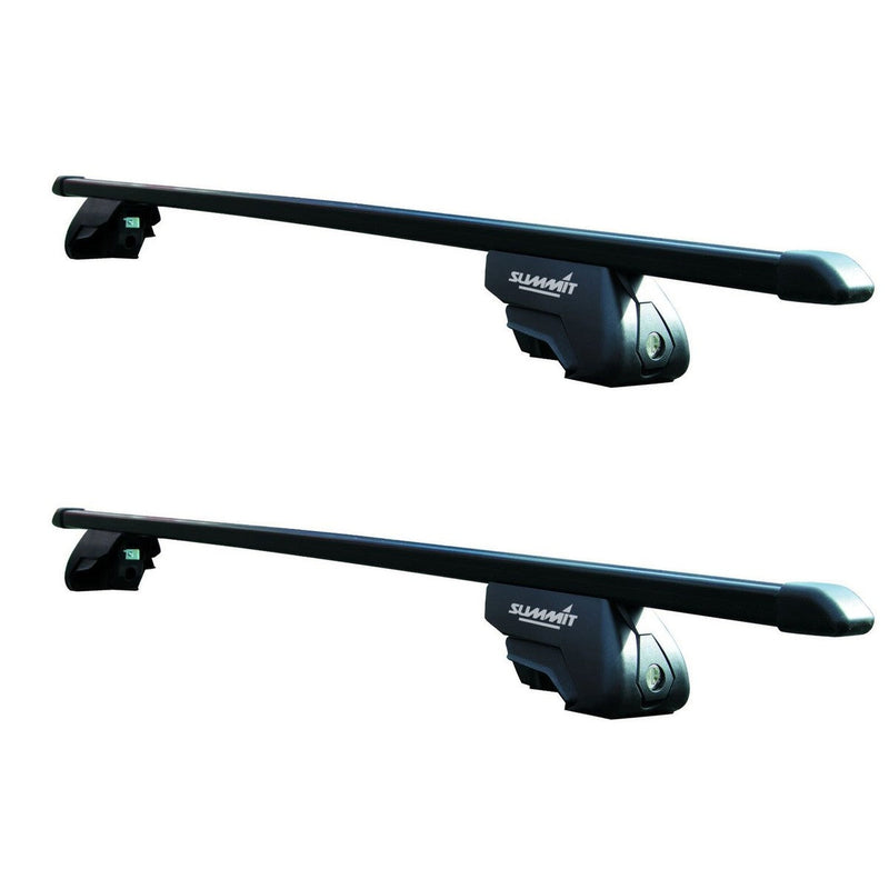Summit SUP-830D Premium Vehicle Specific Railing Roof Bars - Steel, Locking, Set of 2 - NN4 Online