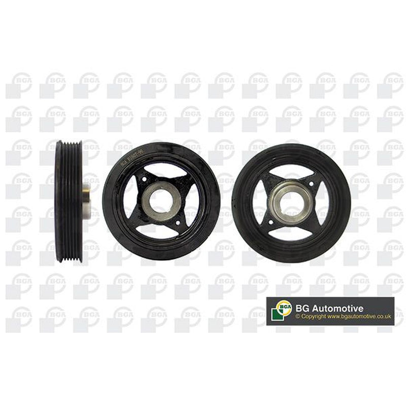 BGA Crank Shaft Belt Pulley fits Nissan Qashqai I 2007-2013 2.0