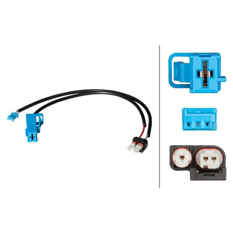 Hella Battery Terminal Adapter Connector fits BMW 3 2004-2013