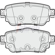 Fahren Rear Brake Pad Set FBP3753