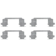 Bosch Brake Pad Accessory Fitting Kit Front fits Nissan X-Trail I 2001-2013