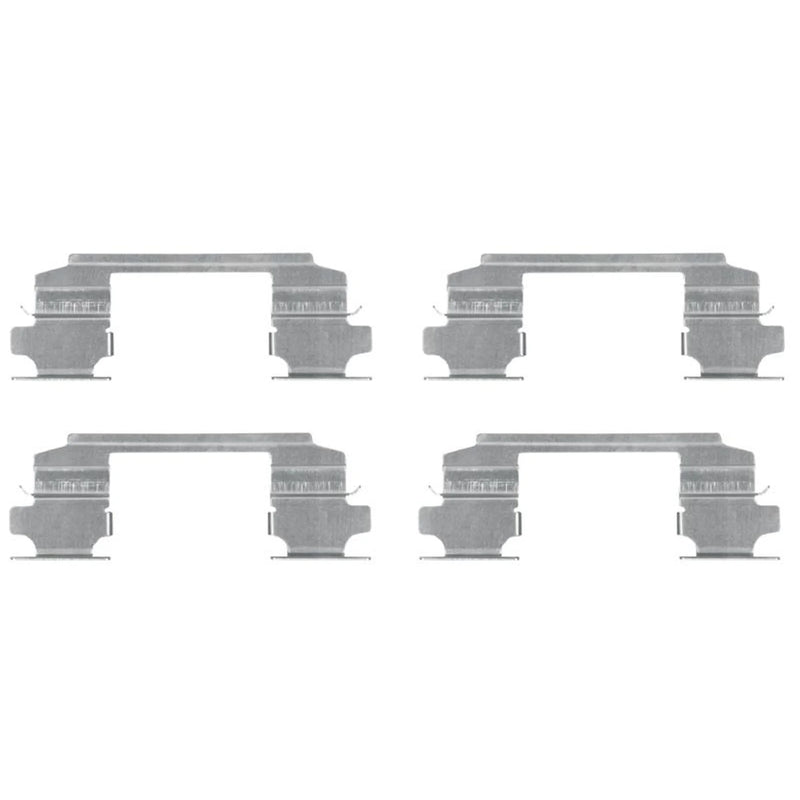Bosch Brake Pad Accessory Fitting Kit Front fits Nissan X-Trail I 2001-2013