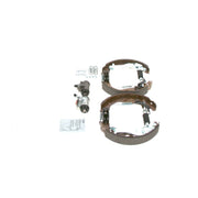 Bosch Brake Shoe Set Axle Kit fits Toyota Yaris/Vitz 2001-2005 1.4