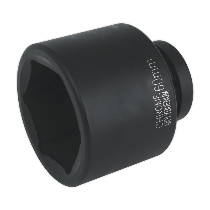 Sealey Impact Socket 60mm 1"Sq Drive IS160 Sealey - Dynamic Drive