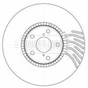 Borg & Beck Front & Rear Brake Discs & Pads fits Lexus Gs 2005-2011
