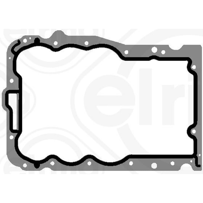Elring Oil Sump Gasket Wide Thick fits Opel Agila A 2000-2007 1.0