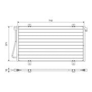 Valeo Air Conditioning Condenser 817742