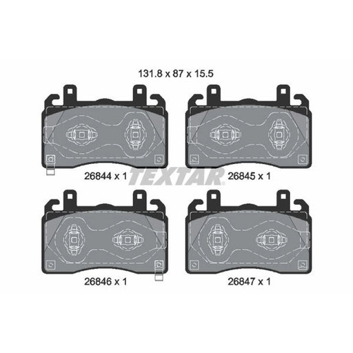 Textar Front Brake Pad Set 2684401