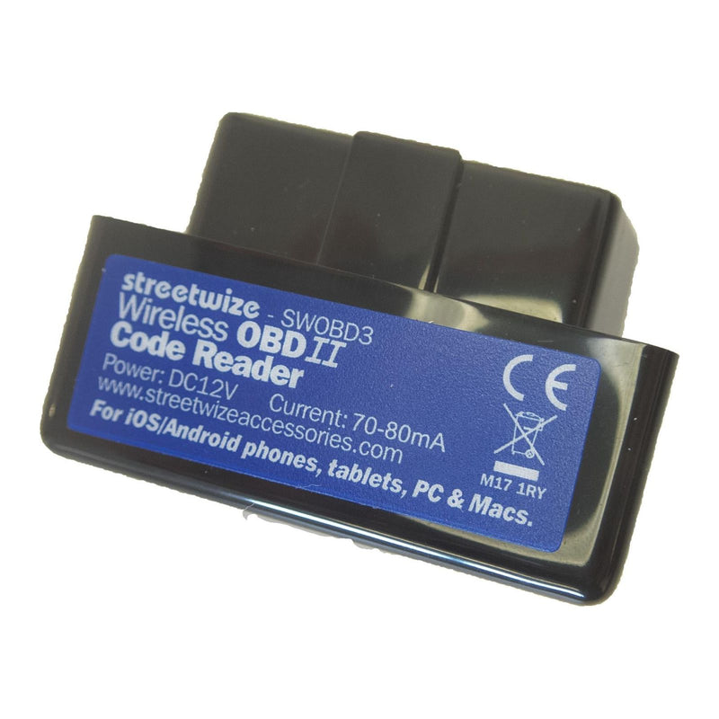 OBD II 2 Code Reader Android Apple IOS Phones Car Engine Diagnostic Fault Finder Streetwize  - Dynamic Drive