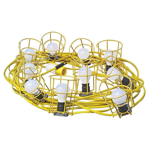Faithfull Power Plus Festoon Lights Low Energy 10 LED Bulbs 110V 22m Faithfull Power Plus - Dynamic Drive