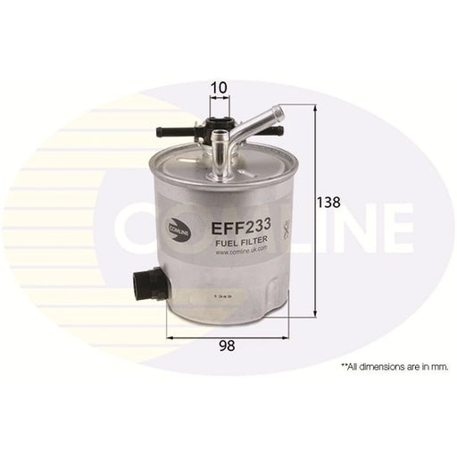 Comline Fuel Filter Element fits Nissan Cabstar 2006-2013