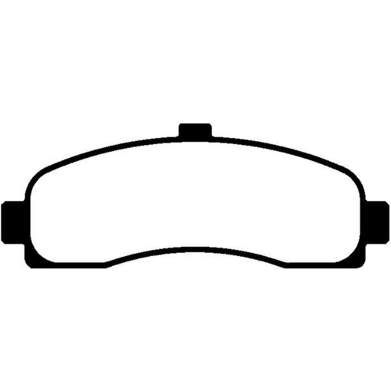 Abtex Front Brake Pad Set fits Nissan Micra II 1992-2003 1.0 1.3 1.4