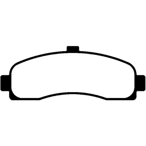 Abtex Front Brake Pad Set fits Nissan Micra II 1992-2003 1.0 1.3 1.4