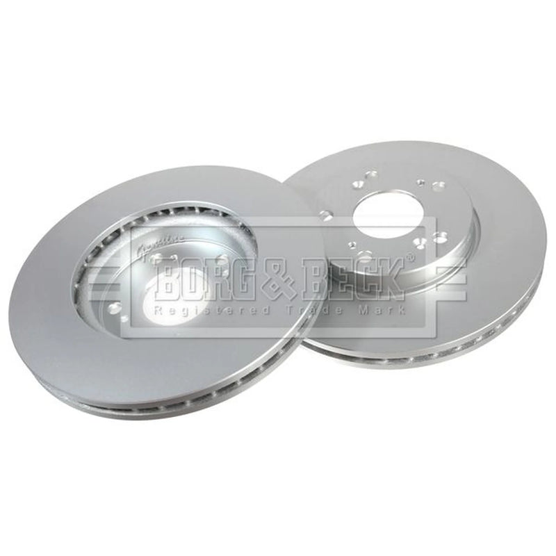 Borg & Beck Front & Rear Brake Discs & Pads fits Honda Accord VII 2003-2008