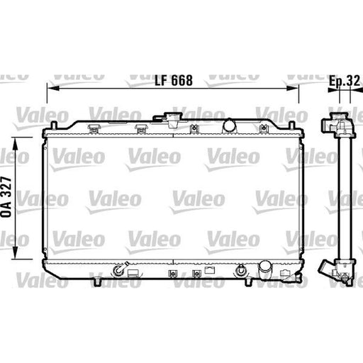 Valeo Engine Radiator 734111