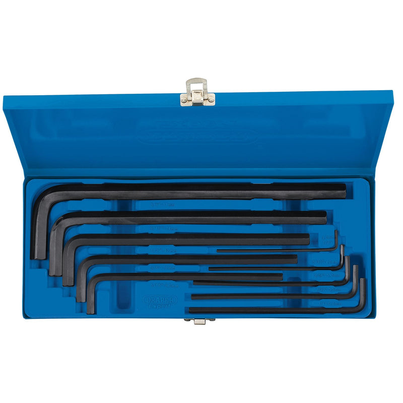 Draper Metric Extra Long Pattern Hexagon Key Set (10 Piece) 33895 Draper - Dynamic Drive