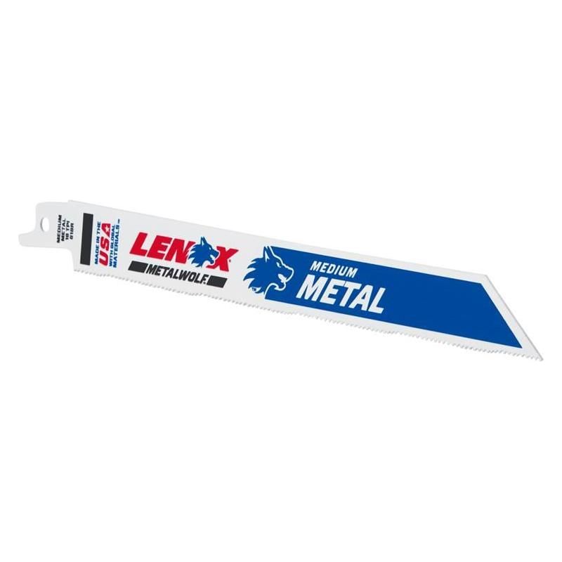Lenox MetalWolf Wave Edge Reciprocating Saw Blade 203 x 19 x 0.9mm 18 TPI (Pack 25) LENOX - NN4 Online