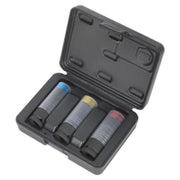 Sealey Alloy Wheel Ultra-Power Impact Socket Set 3pc 1/2"Sq Drive SX039 Sealey - Dynamic Drive