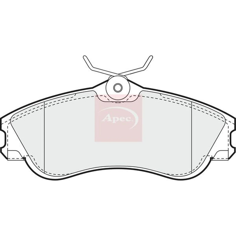 Apec Front Brake Pad Set PAD1001