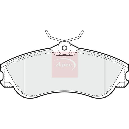 Apec Front Brake Vented Discs & Pads fits Citroën Xsara 1997-2000 1.5 1.8 1.9
