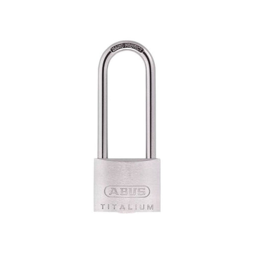 Abus Mechanical 64TI/50mm TITALIUM™ Padlock 80mm Long Shackle Keyed Alike KA6511 ABUS Mechanical - Dynamic Drive