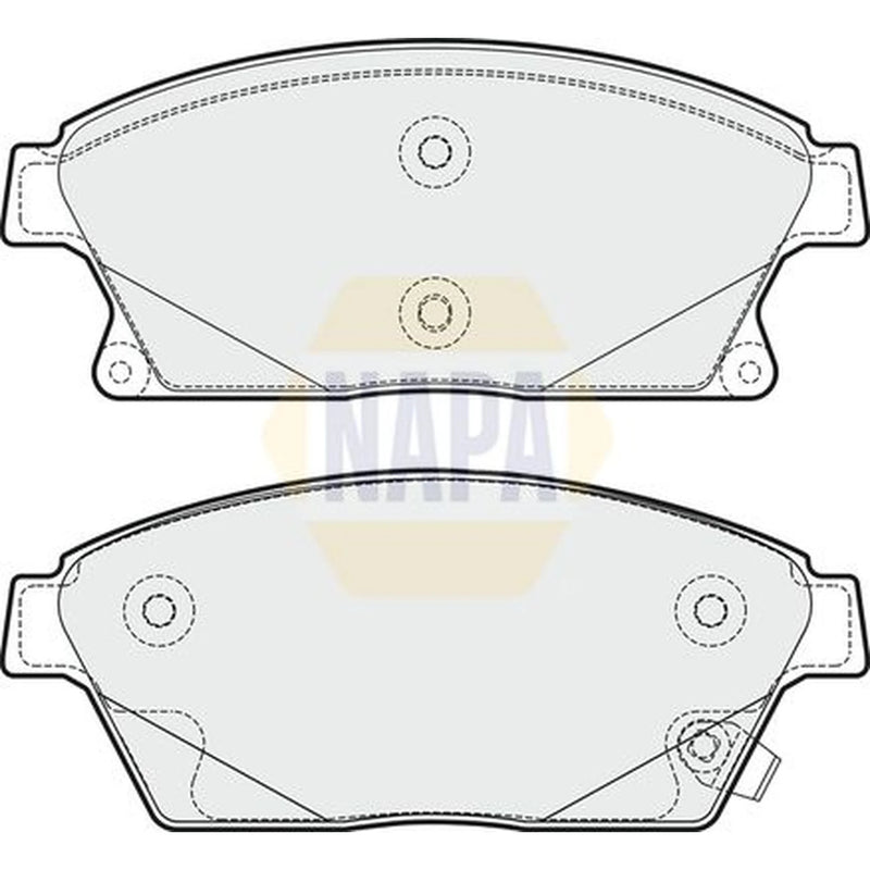 NAPA Front Brake Pad Set fits Cadillac Ats 2013 on 2.0