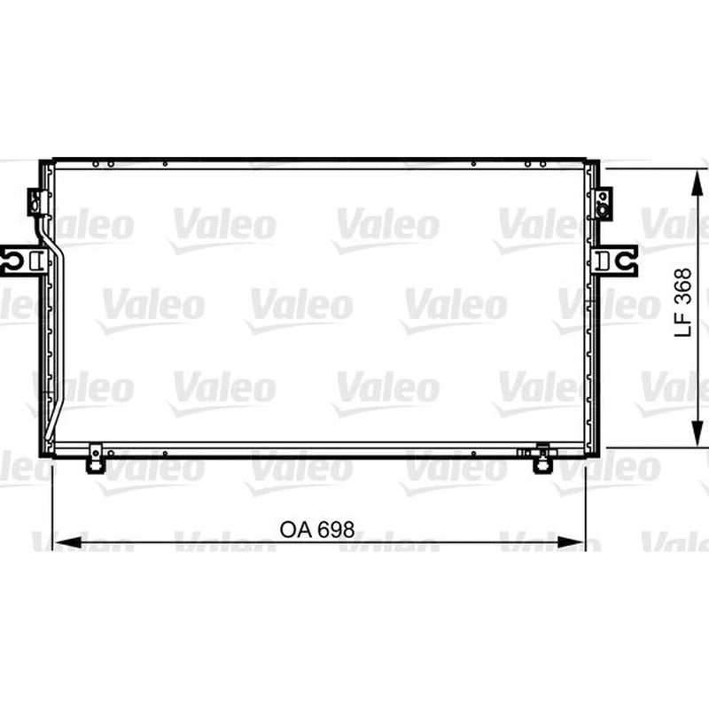 Valeo Air Conditioning Condenser 814256