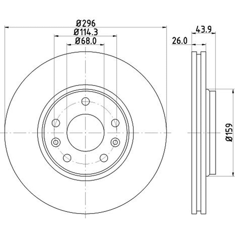 Mintex Front & Rear Brake Discs & Pads fits Renault Laguna III 2007-2015 2.0