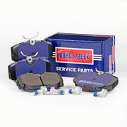 Borg & Beck Front & Rear Brake Discs & Pads fits Land Rover Discovery 1998-2004
