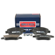 Borg & Beck Front Brake Vented Discs & Pads fits Renault Megane II 2003-2008 1.4