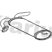 Klarius Box With Tail Pipe Rear fits Opel Antara A 2006-2011 2.0