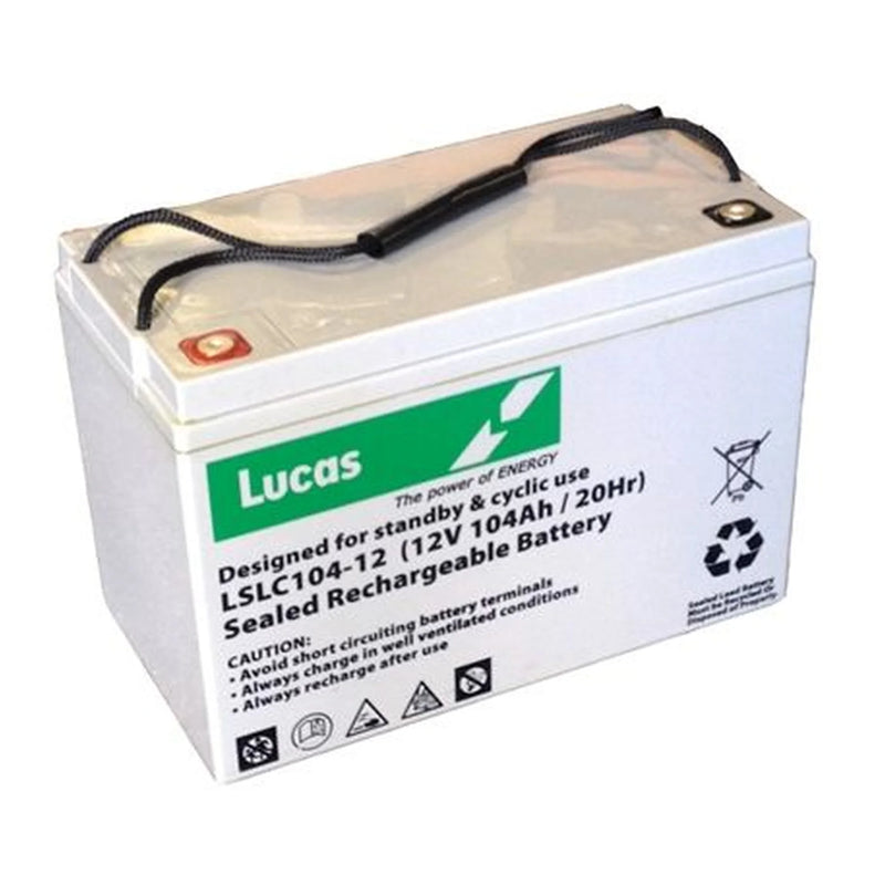 Lucas 12V 104Ah AGM Cyclic Battery