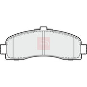 Apec Front Brake Pad Set fits Nissan Micra II 1992-2003 1.0 1.3 1.4