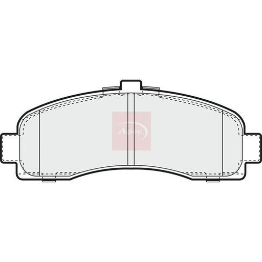 Apec Front Brake Pad Set PAD800