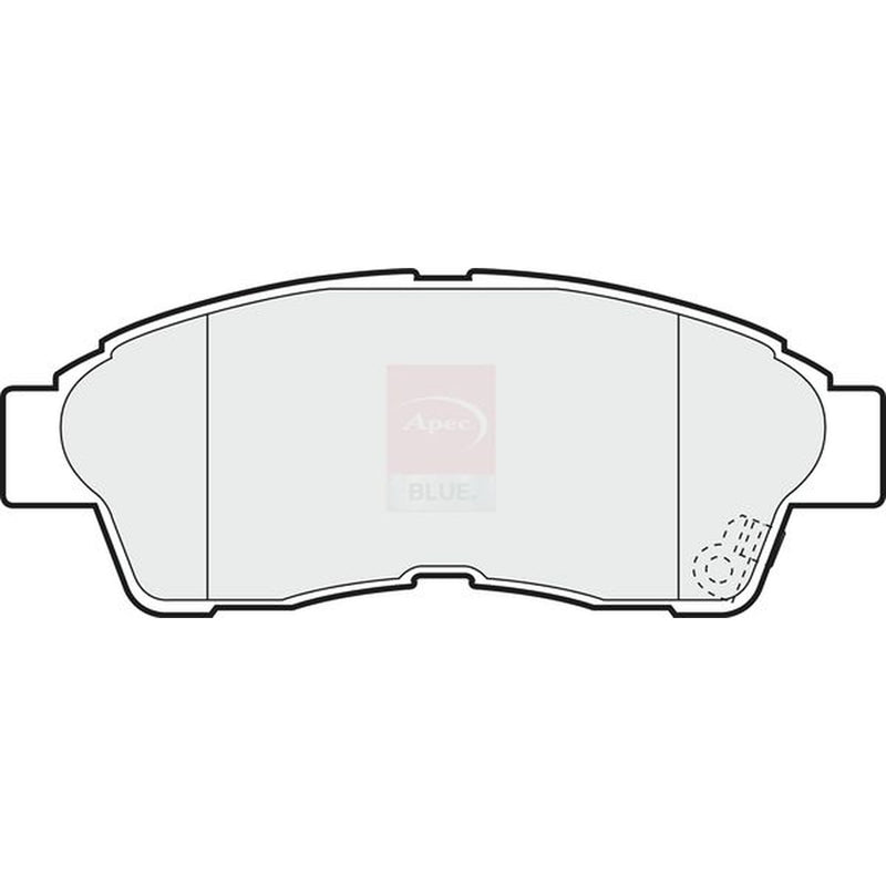 Apec Front Brake Pad Set fits Toyota Caldina 1992-2002 1.8 2.0 2.2