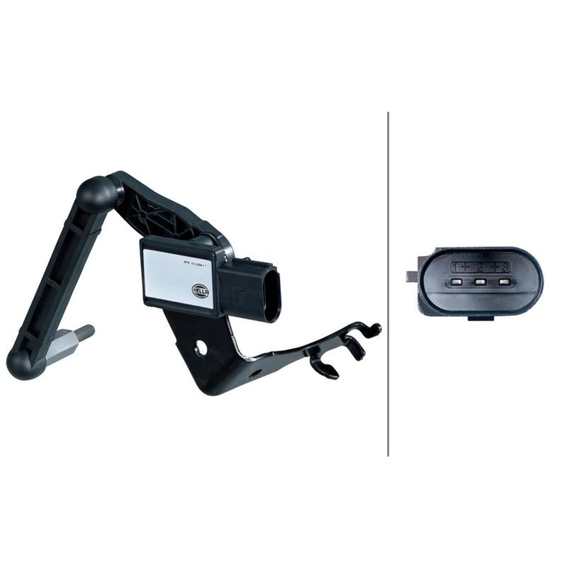 Hella Headlight Levelling Sensor Front Right Connectors V 6PM 012 699-111