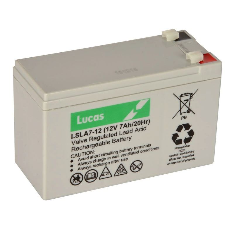 Lucas 12V 7Ah AGM Standby Battery