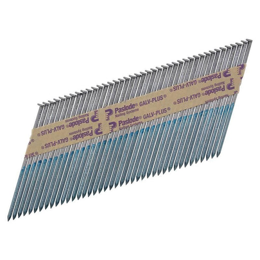 Paslode 3.1 x 90mm IM350 Smooth Nails Galv-Plus® Finish Box of 2200 + 2 Fuel Cells Paslode - Dynamic Drive