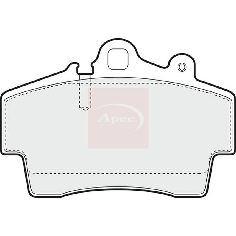 Apec Front Brake Pad Set fits Porsche Boxster 1996-2009 2.5 2.7