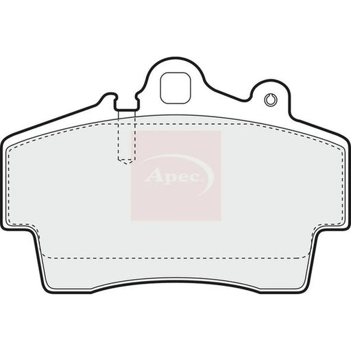 Apec Front Brake Pad Set PAD1068