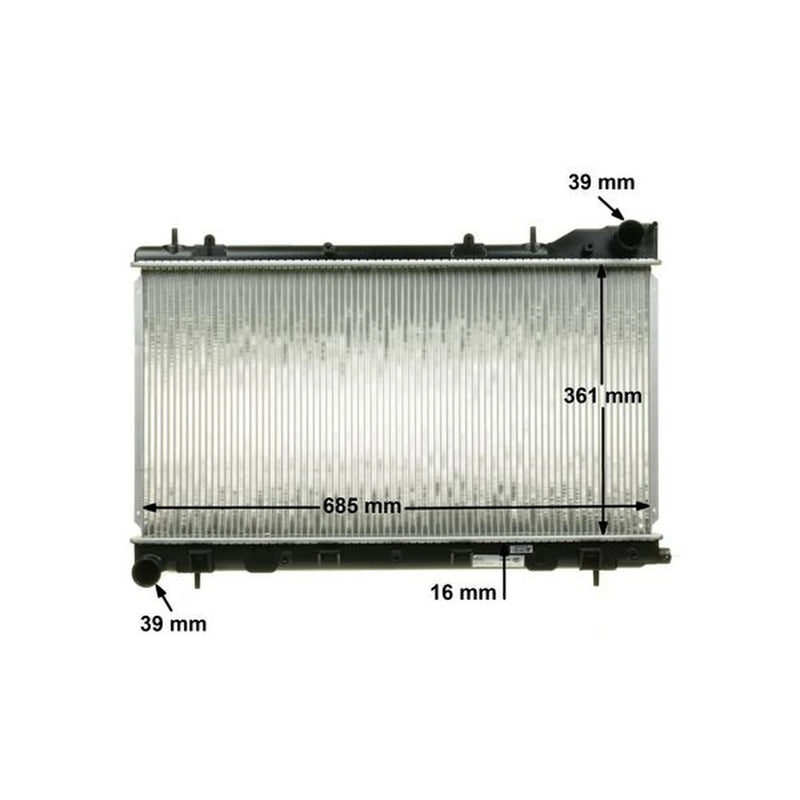 Mahle Engine Radiator fits Subaru Forester 2002-2008 2.0 2.5