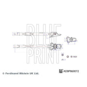 Blue Print Control/Trailing Arm Lower fits Land Rover Freelander 2 2006-2014