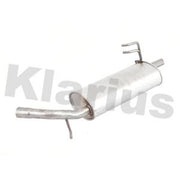 Klarius Box With Tail Pipe Rear fits Mitsubishi Colt VI 2004-2012 1.1 1.3