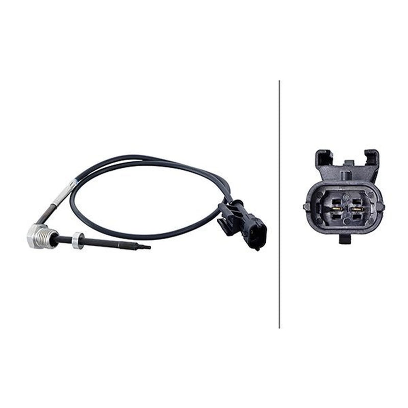 Hella Exhaust Gas Temperature Sensor fits Iveco Stralis I 2002-2013