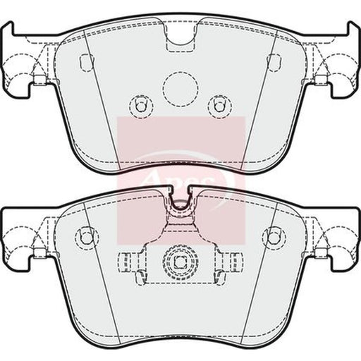 Apec Front Brake Pad Set PAD1972