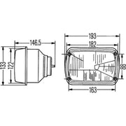 Hella Headlight Headlamp T4W Right fits Fiat 126 1972-2000