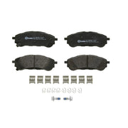 Brembo 4 x Rear Brake Pad Set fits Ford Ranger 2011 on 2.2 2.5 3.2