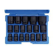 Laser Impact Socket Set 1/2"D 18pc 6648 Laser - Dynamic Drive