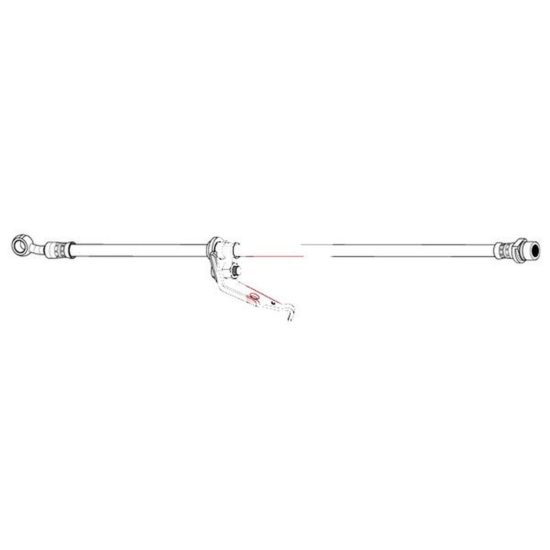 Apec Brake Hydraulic Hose Line Front Right fits Honda Accord VIII 2008-2015