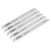 Sealey Reciprocating Saw Blade 225mm 14tpi Pack of 5 WRS3013/200 Sealey - Dynamic Drive